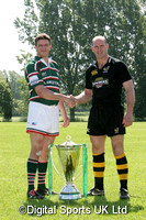 Heineken Cup Captains Photocall. Lawrence Dallaglio and Martin Corry. Bletchley RUFC. 18-05-2007