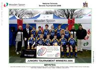 National Schools 7s 2006. Tuesdays winners and runners up official photos