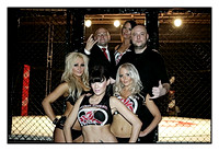 Shoot N Sprawl. 2-10-10. Officials and Ring Girls