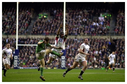 rugby union. 6 nations. england v ireland