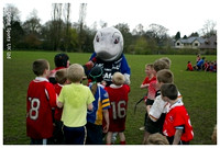 Sale Sharks Premier rugby camp at Sandbach. 18-04-2006. Pics with Mascot