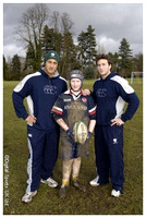 London Irish Premier Rugby Camp at BlueCoats School. 15-02-2006 - Pics with Players
